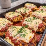 Chicken Parmesan Recipe with Crispy Baked Cutlets